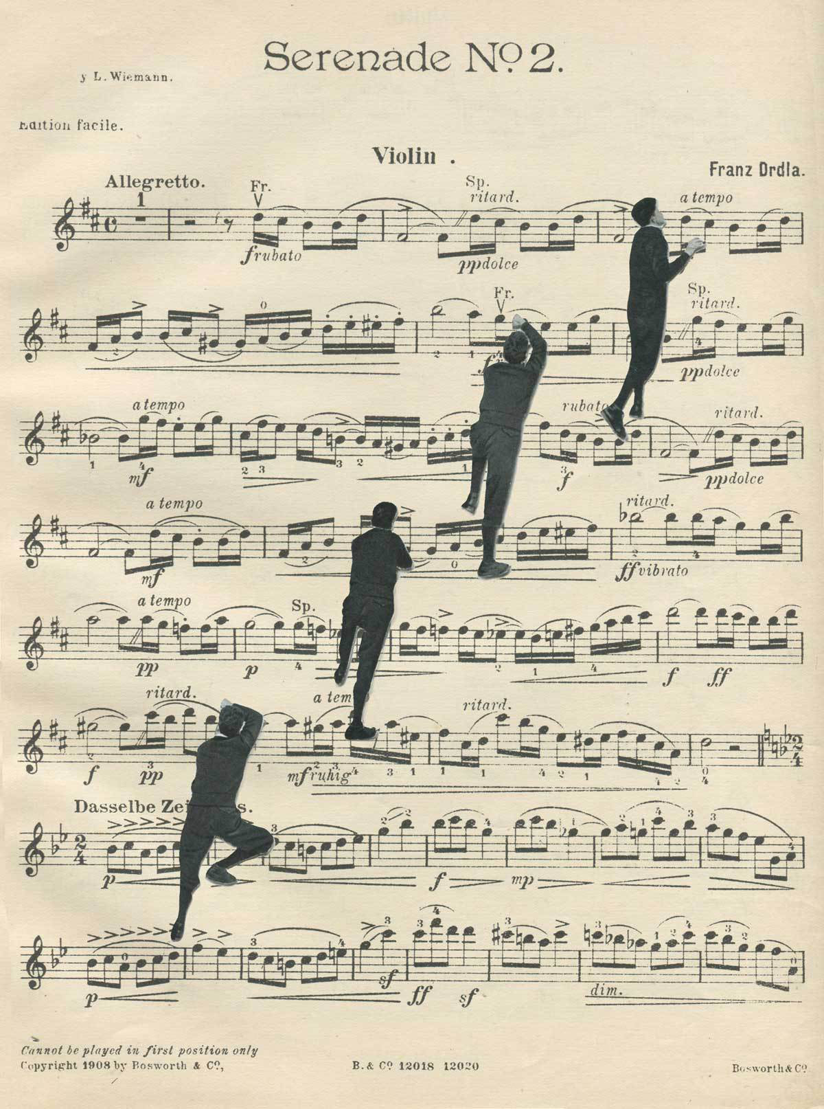 Climbing the ladder Collage by Sammy Slabbinck