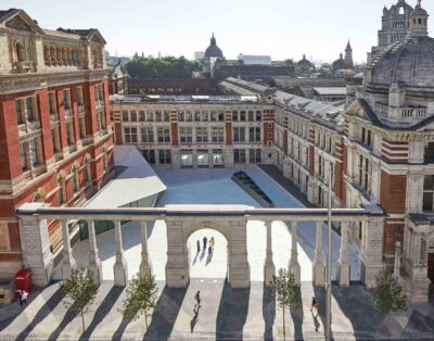 Vista del Victoria and Albert Museum, uno de los museos de diseño más importantes del mundo.