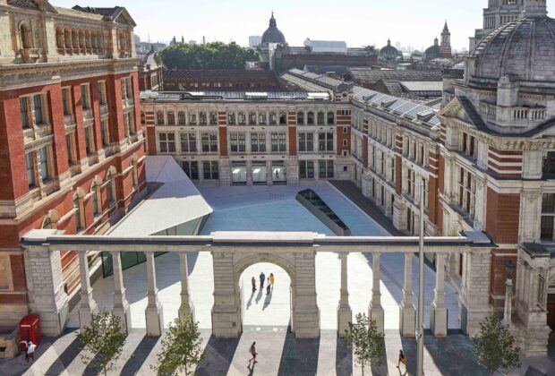 Vista del Victoria and Albert Museum, uno de los museos de diseño más importantes del mundo.